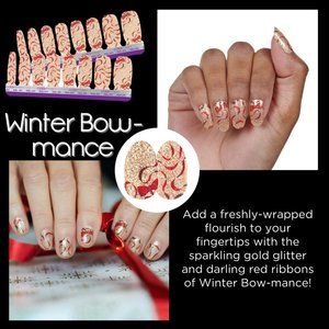 Color Street Nail Strips - Winter Bow-mance